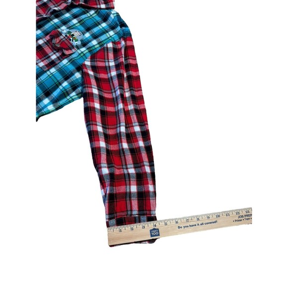 Disney Pixar Toy Story “Toy To The World” Christmas Flannel Snap Button Up XXL - Picture 8 of 15